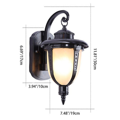 French Faux Marble Aluminum 1-Light Wall Sconce Lamp