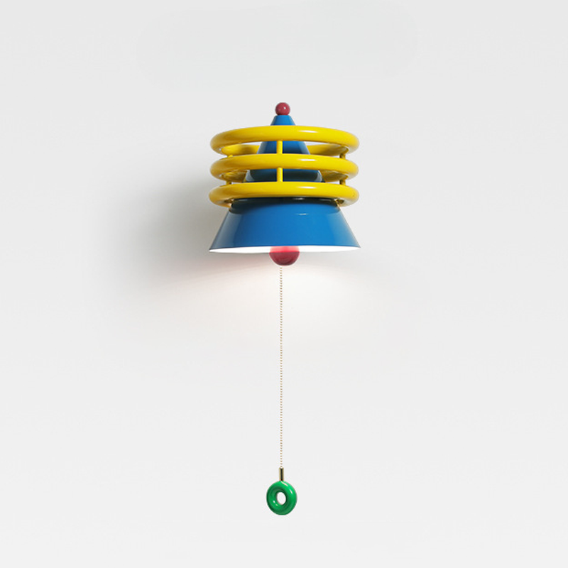 Creative Iron Resin Cone 1-Light Wall Sconce Lamp