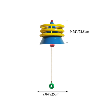 Creative Iron Resin Cone 1-Light Wall Sconce Lamp