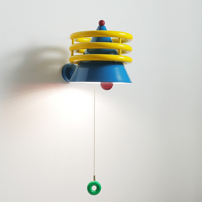 Creative Iron Resin Cone 1-Light Wall Sconce Lamp