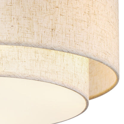 Modern Linen Iron Ceiling Light