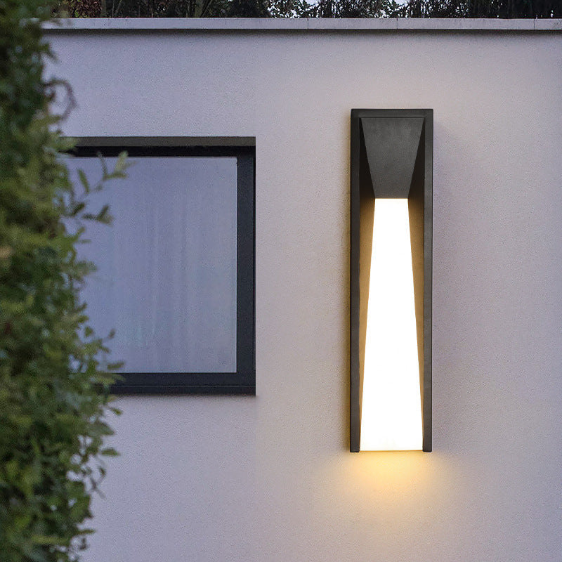 Waterproof Steel Acrylic LED Outdoor Wall Sconce Lamp