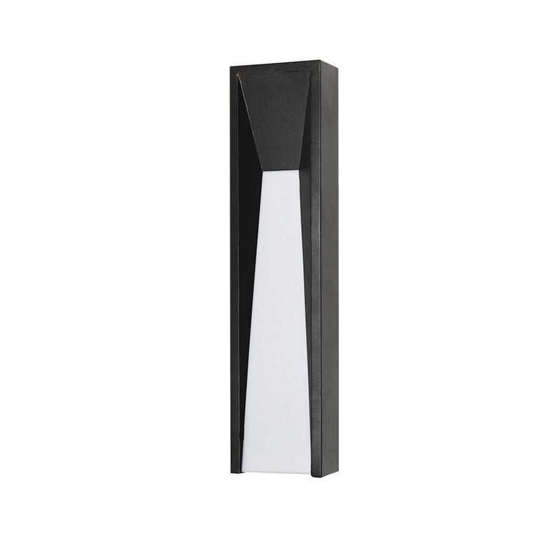 Waterproof Steel Acrylic LED Outdoor Wall Sconce Lamp