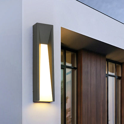Waterproof Steel Acrylic LED Outdoor Wall Sconce Lamp
