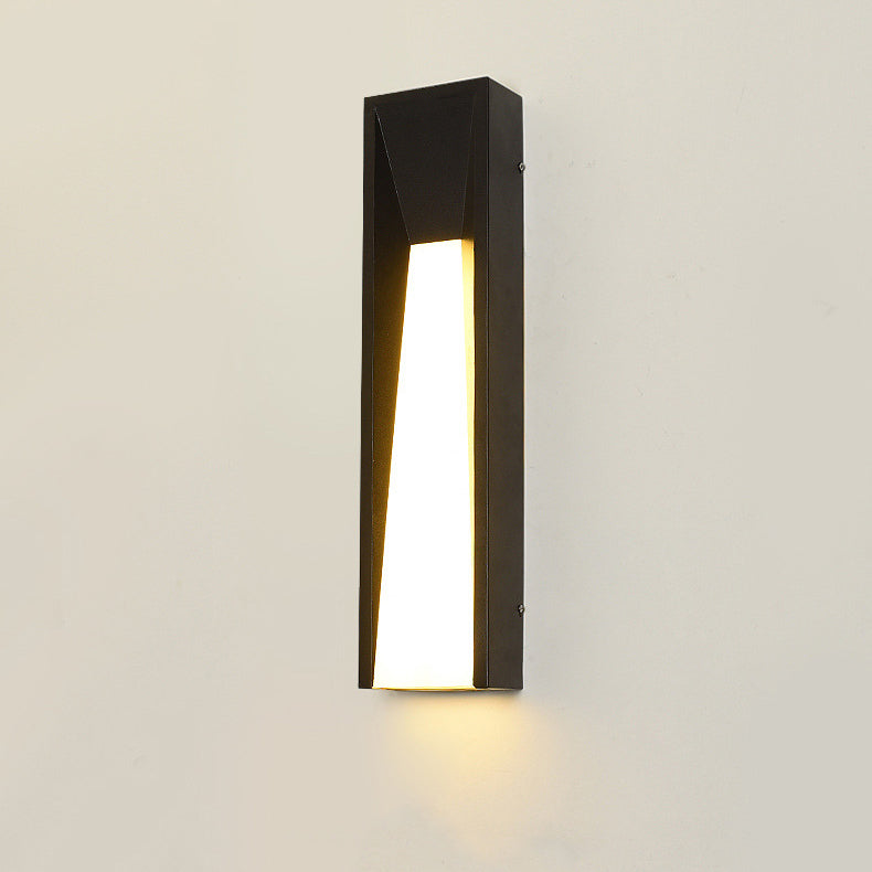 Waterproof Steel Acrylic LED Outdoor Wall Sconce Lamp