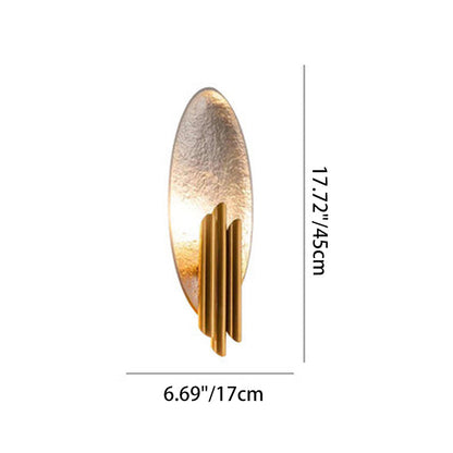 Creative Elliptical Iron Resin 2-Light Wall Sconce Lamp