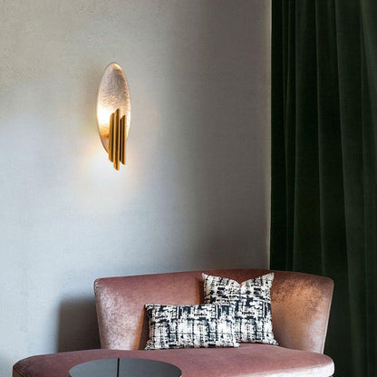 Creative Elliptical Iron Resin 2-Light Wall Sconce Lamp