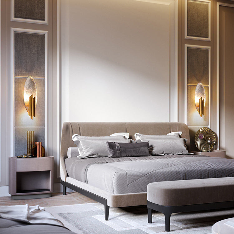Creative Elliptical Iron Resin 2-Light Wall Sconce Lamp