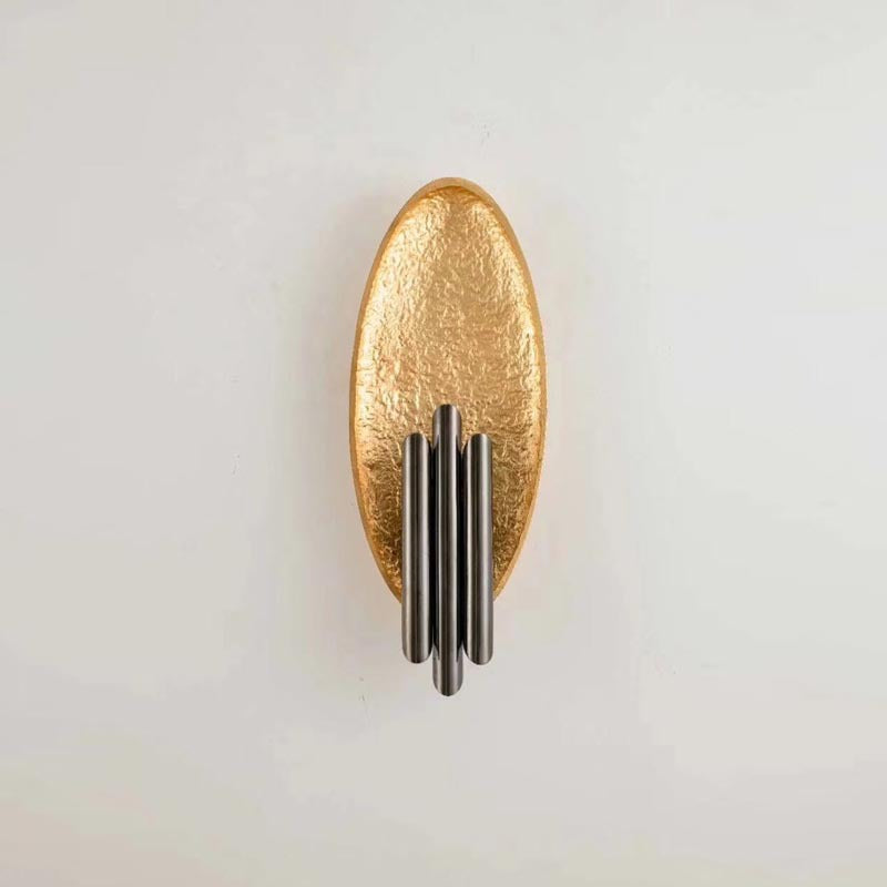 Creative Elliptical Iron Resin 2-Light Wall Sconce Lamp