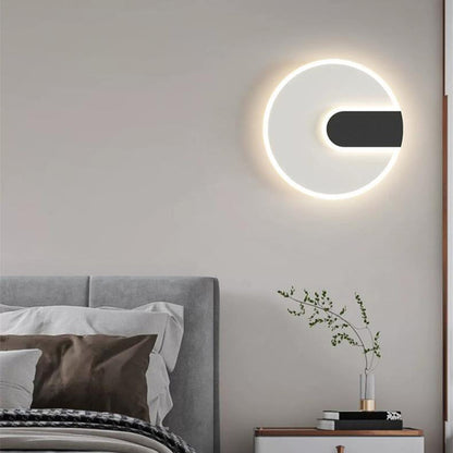 Minimalist Round & Square Iron Acrylic LED Wall Sconce Lamp