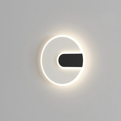 Minimalist Round & Square Iron Acrylic LED Wall Sconce Lamp
