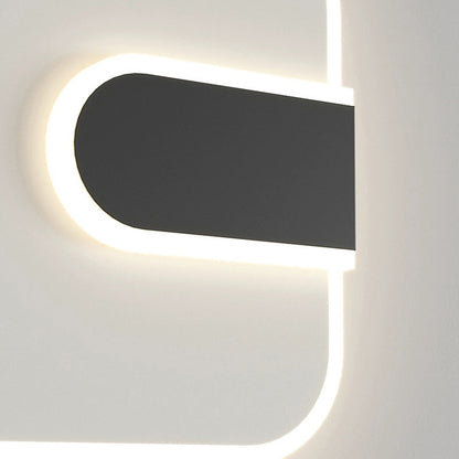 Minimalist Round & Square Iron Acrylic LED Wall Sconce Lamp