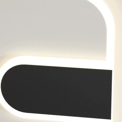 Minimalist Round & Square Iron Acrylic LED Wall Sconce Lamp