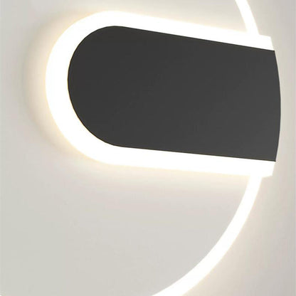 Minimalist Round & Square Iron Acrylic LED Wall Sconce Lamp