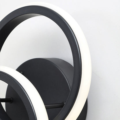 Modern Minimalist Round Iron Silicone LED Wall Sconce Lamp