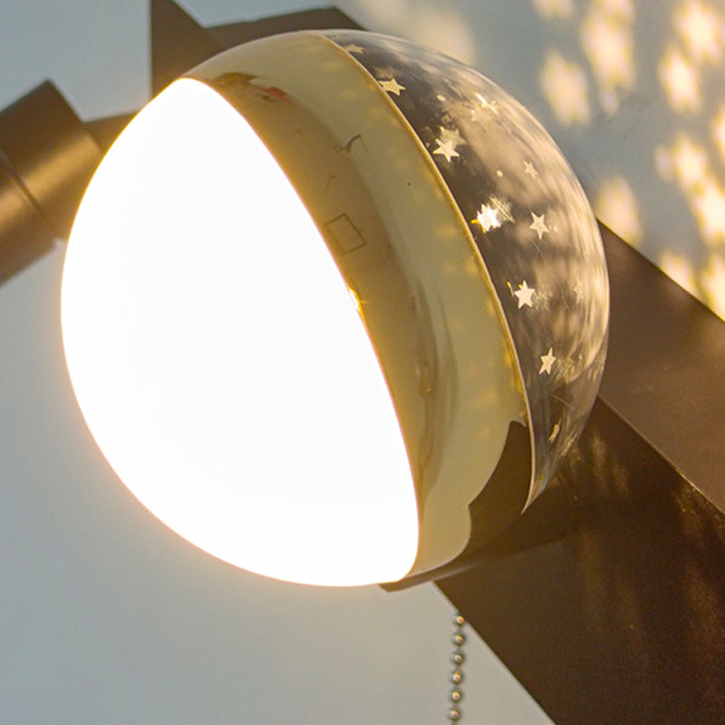 Creative Rectangle Iron & PC Rotatable LED Wall Sconce Lamp