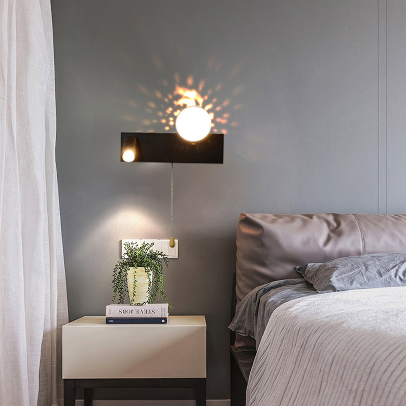 Creative Rectangle Iron & PC Rotatable LED Wall Sconce Lamp