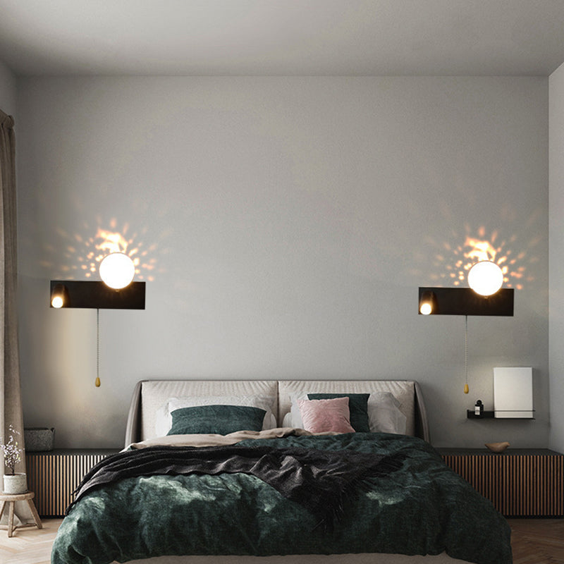 Creative Rectangle Iron & PC Rotatable LED Wall Sconce Lamp