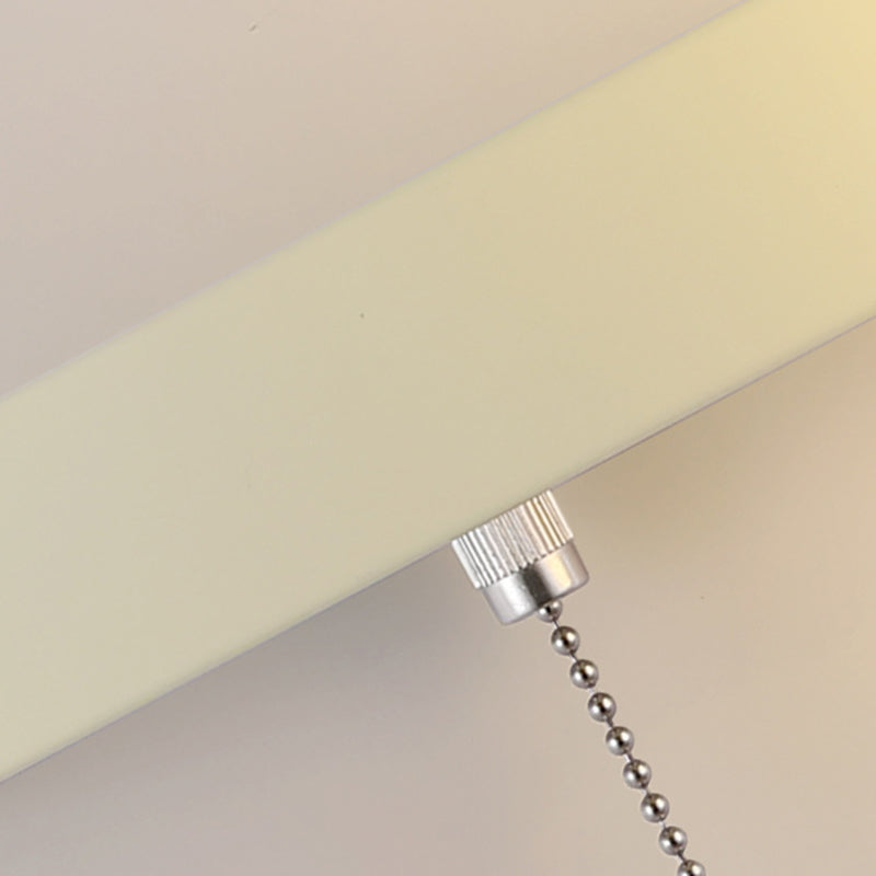 Simplicity Iron Glass 1-Light Zipper Wall Sconce Lamp