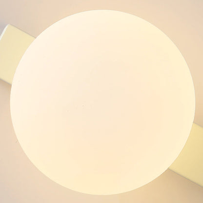 Simplicity Iron Glass 1-Light Zipper Wall Sconce Lamp