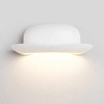 Hat Waterproof Aluminum PC Outdoor LED Wall Sconce Lamp