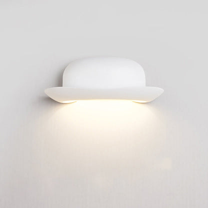 Hat Waterproof Aluminum PC Outdoor LED Wall Sconce Lamp