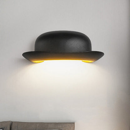 Hat Waterproof Aluminum PC Outdoor LED Wall Sconce Lamp