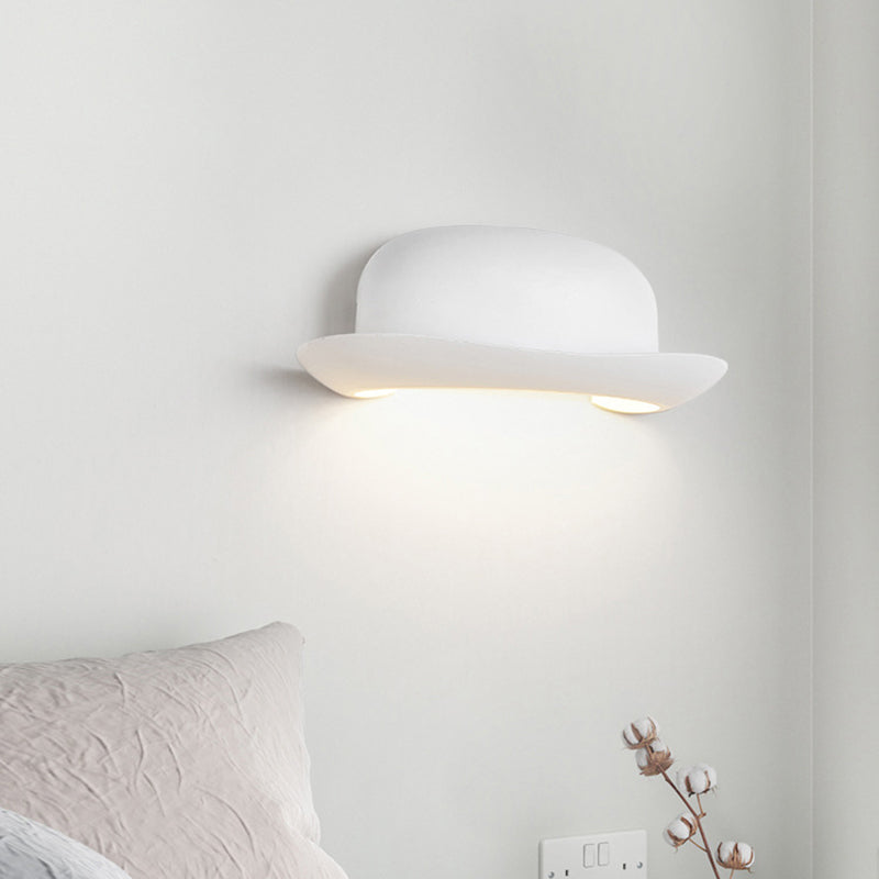 Hat Waterproof Aluminum PC Outdoor LED Wall Sconce Lamp