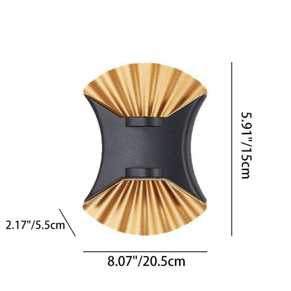 Waterproof Aluminum Glass Outdoor LED Wall Sconce Lamp