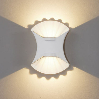 Waterproof Aluminum Glass Outdoor LED Wall Sconce Lamp