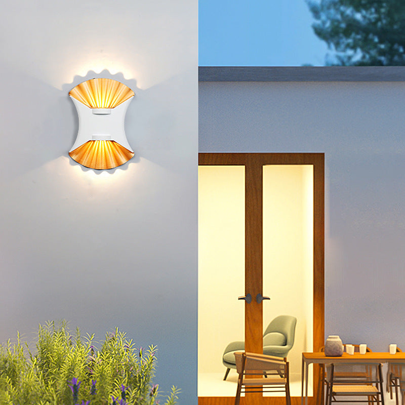 Waterproof Aluminum Glass Outdoor LED Wall Sconce Lamp