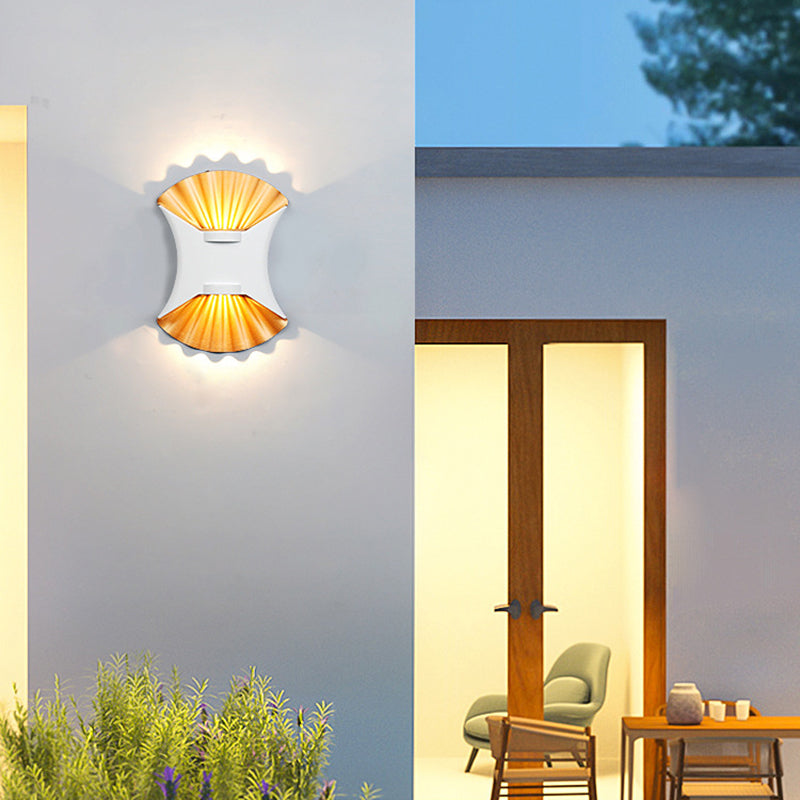 Waterproof Aluminum Glass Outdoor LED Wall Sconce Lamp