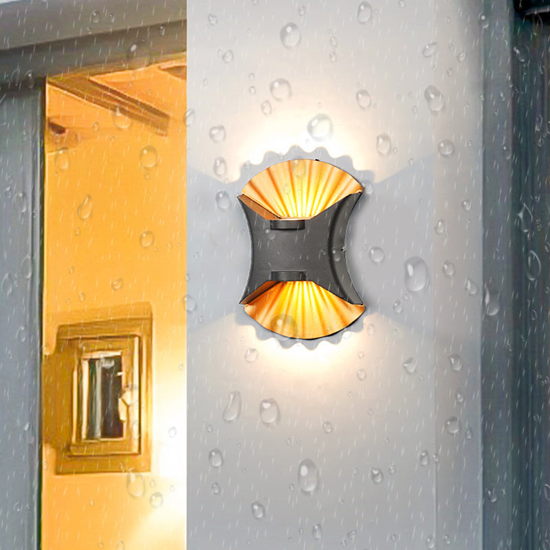Waterproof Aluminum Glass Outdoor LED Wall Sconce Lamp