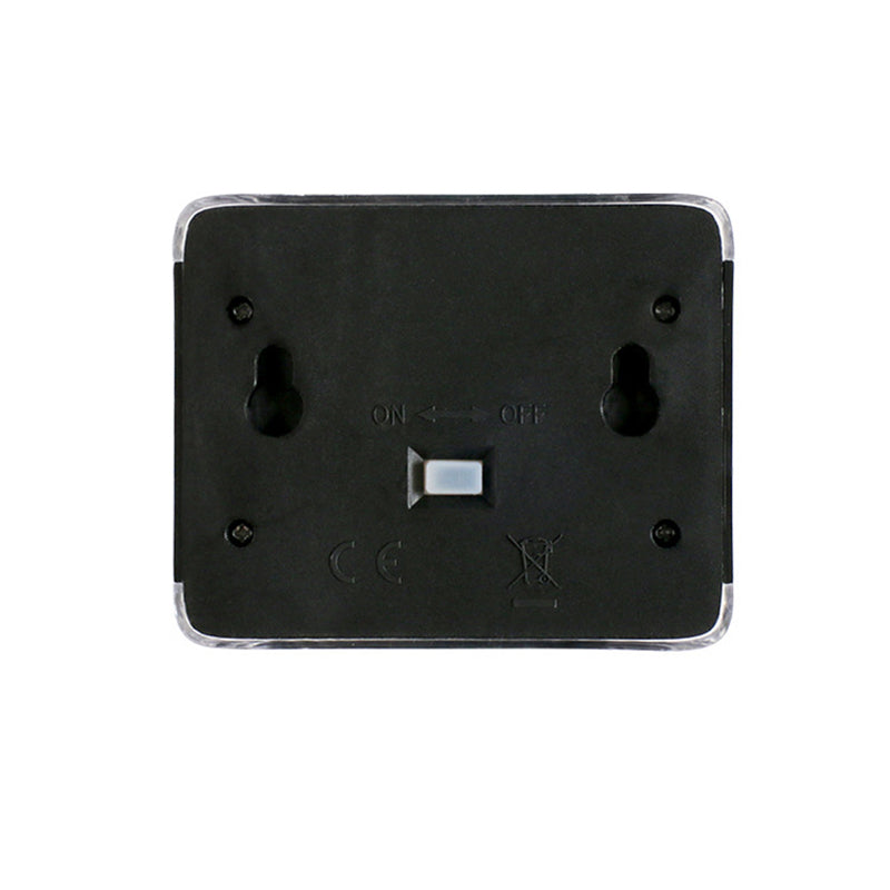 Waterproof Solar Rectangular Plastic LED Wall Sconce Lamp