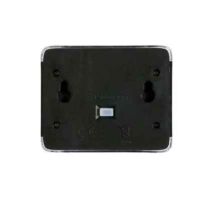 Waterproof Solar Rectangular Plastic LED Wall Sconce Lamp