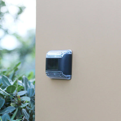 Waterproof Solar Rectangular Plastic LED Wall Sconce Lamp