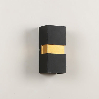 Waterproof Cuboid Aluminum Outdoor LED Wall Sconce Lamp