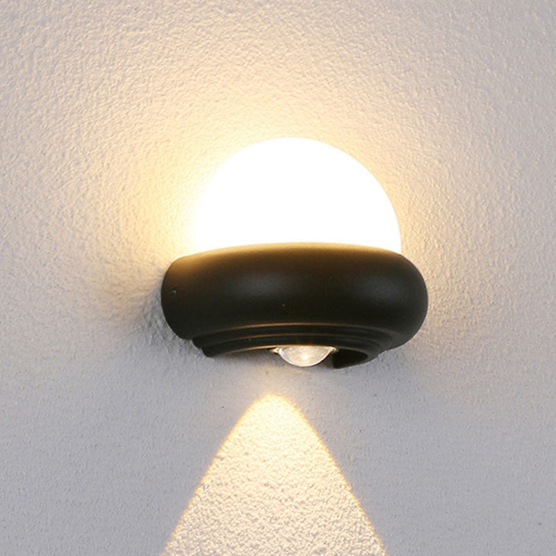 Waterproof Aluminum Plastic LED Outdoor Wall Sconce Lamp