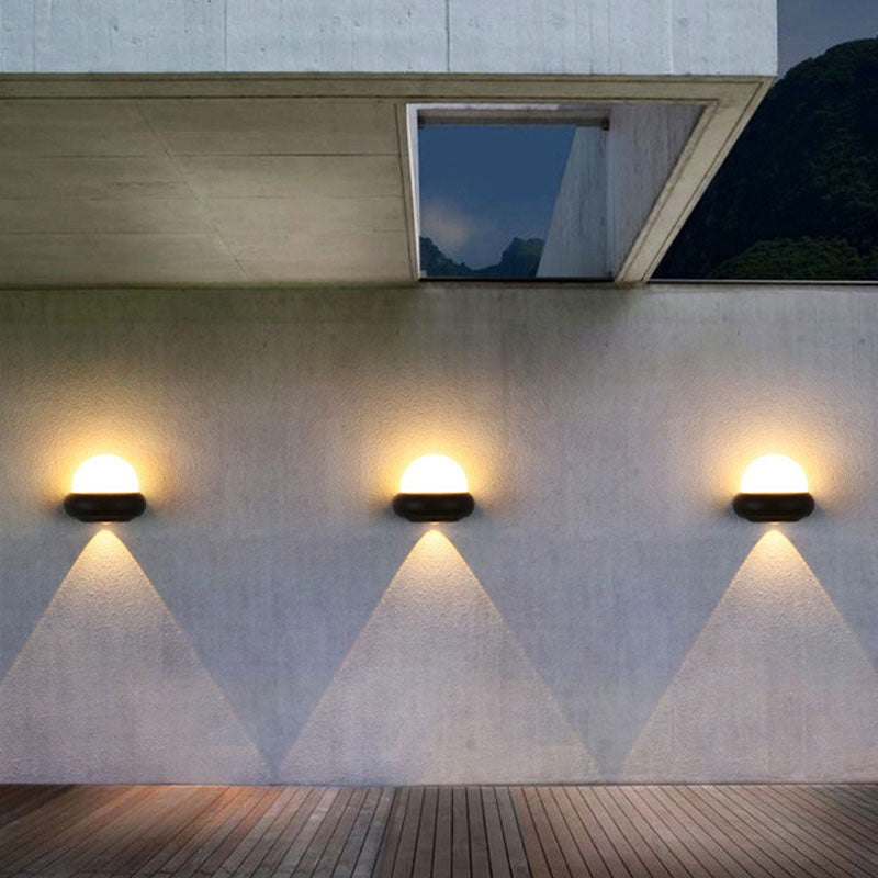 Waterproof Aluminum Plastic LED Outdoor Wall Sconce Lamp