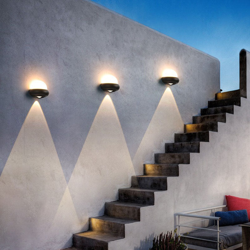 Waterproof Aluminum Plastic LED Outdoor Wall Sconce Lamp
