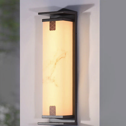Chinese Aluminum Glass LED Outdoor Wall Sconce Lamp