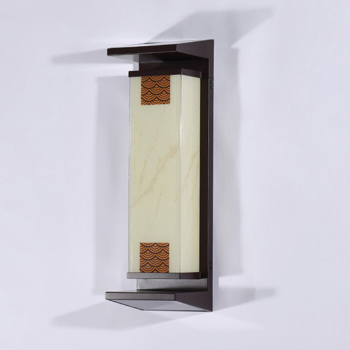 Chinese Aluminum Glass LED Outdoor Wall Sconce Lamp