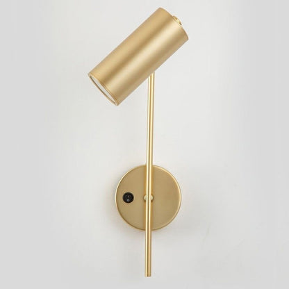 Rotatable Cylindrical Iron 1-Light Wall Sconce Lamp