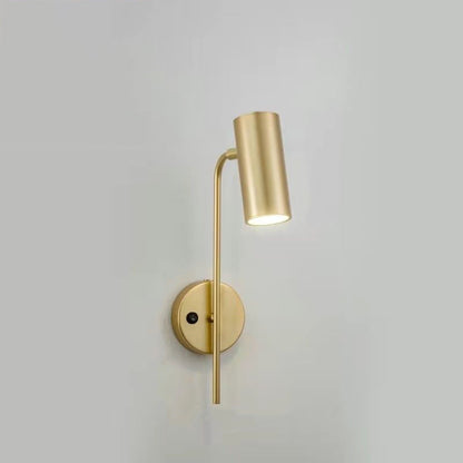 Rotatable Cylindrical Iron 1-Light Wall Sconce Lamp