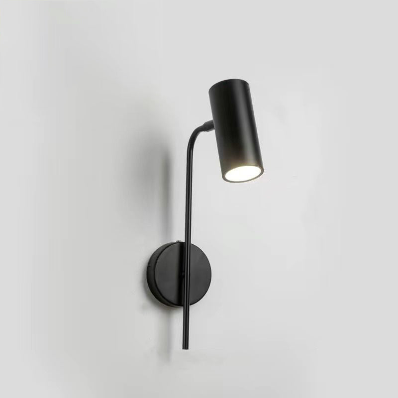 Rotatable Cylindrical Iron 1-Light Wall Sconce Lamp