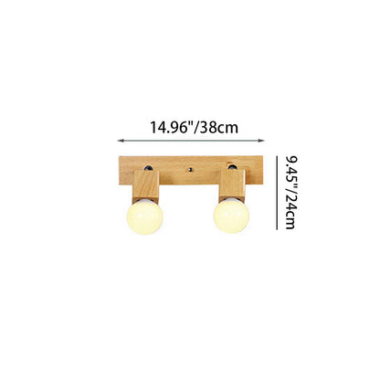Rotatable 2/3/4-Light Vanity Light Wall Sconce Lamp