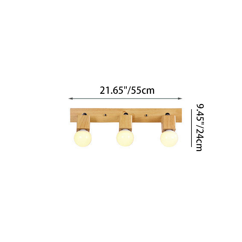 Rotatable 2/3/4-Light Vanity Light Wall Sconce Lamp