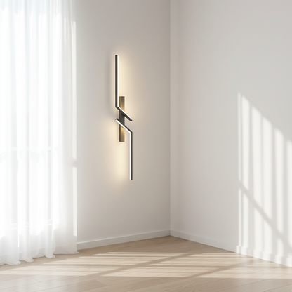 Minimalist Linear Hardware Aluminum LED Wall Sconce Lamp
