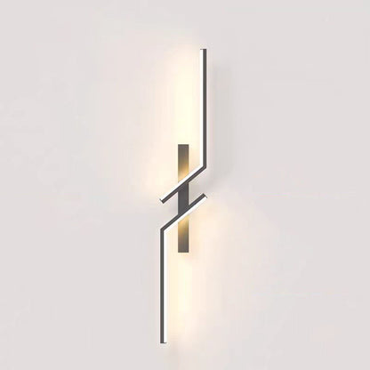Minimalist Linear Hardware Aluminum LED Wall Sconce Lamp