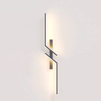 Minimalist Linear Hardware Aluminum LED Wall Sconce Lamp